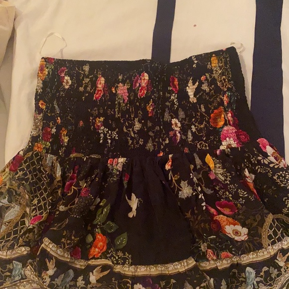 Camilla shirred mini skirt - Picture 2 of 3